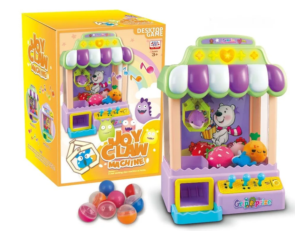 

Creative Game Console Model Clip Doll Machine with USB Children Family Mini Coin Folder Doll Candy Machine