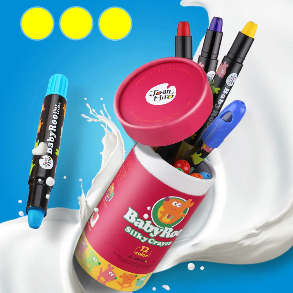 6 шт., моющиеся ручки, маркеры, вымытые карандаши, Обучающие игрушечные ручки для рисования, для детей, разноцветные, Премиум качество, De4
