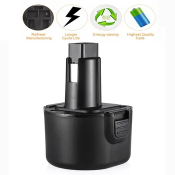 

Ni-MH 3500mAh 9.6V Battery For Black&Decker BTP1056 A9251 PS120 PS310 PS3350 CD9600