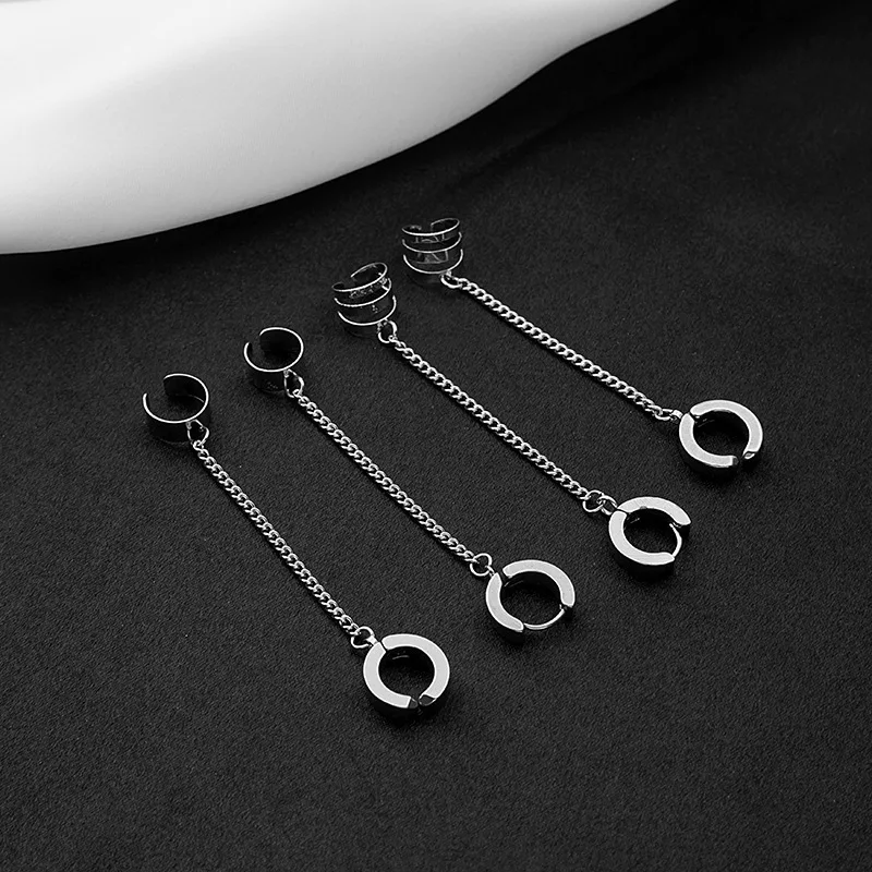 Stud Earrings Ear Clip Earrings Clip Earrings Ear Clip Ear Accessories Stainless Steel Clip Earring 1Pcs