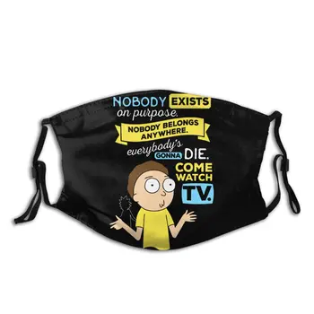 

Gonna Die Rick And Morty Non-Disposable Face Mask Anti Haze Dust Mask With Filters Protection Mask Respirator Mouth Muffle