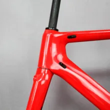 Дизайн карбоновое волокно T700 красная краска BB86 Аэро Дорожный велосипед рама FM-R06