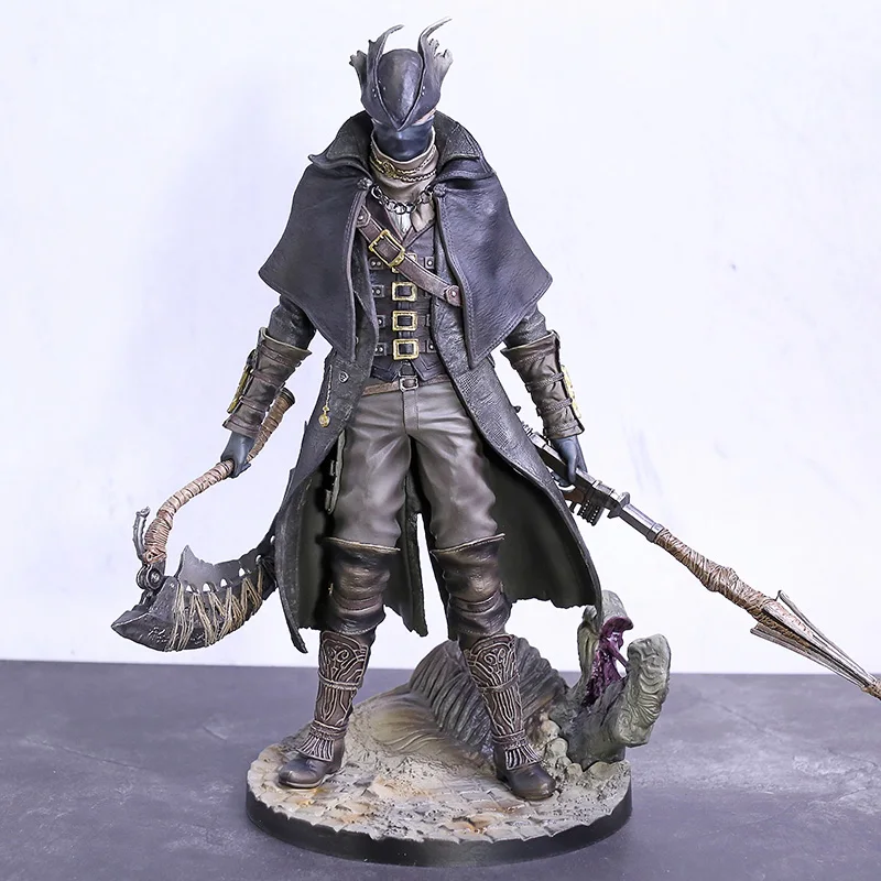Bloodborne The Old Hunter with Saw Cleaver 1/6 Scale Statue PVC Model Toy Figurals