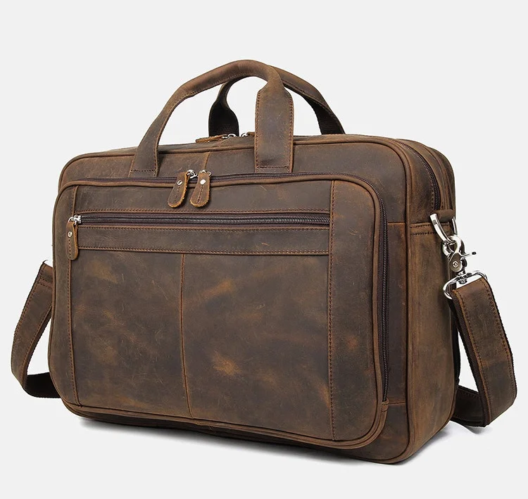 MAHEU Top Qaulity Brand Briefcase Bag For Men Male Business Bag Vintage Designer Handbag Laptop Bri