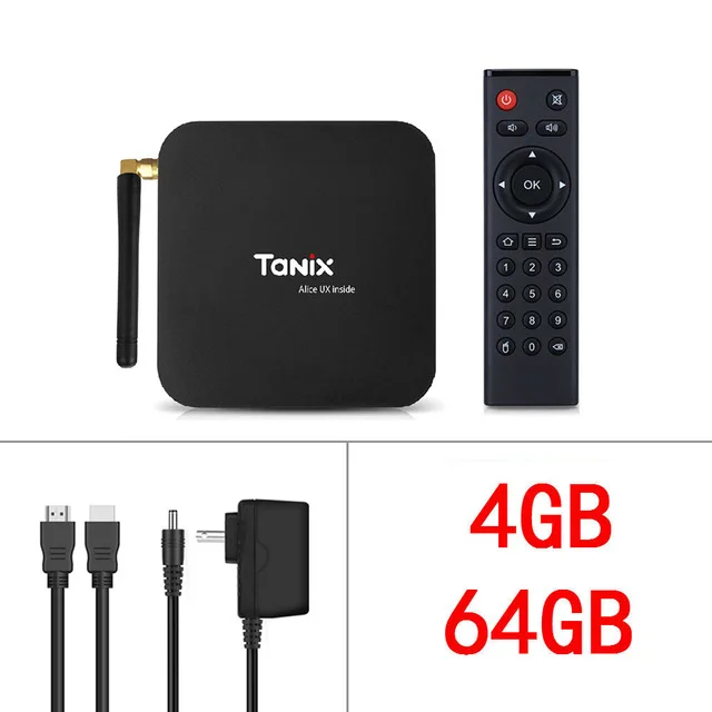 Tanix TX6 Android 9,0 tv Box Allwinner H6 Четырехъядерный 4G ram 32G/64G rom скорость 4K 2,4G/5 GHz двойной WiFi Google Youtube медиаплеер - Цвет: 4G 64G TV Box