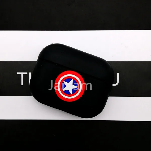 blackUteam3 Чехол для AirPods Pro Чехол Мягкий Silixone беспроводной Чехол для наушников для Apple Airpods 3 pro Чехол Для Air pods pro 3 - Цвет: blackUteam3