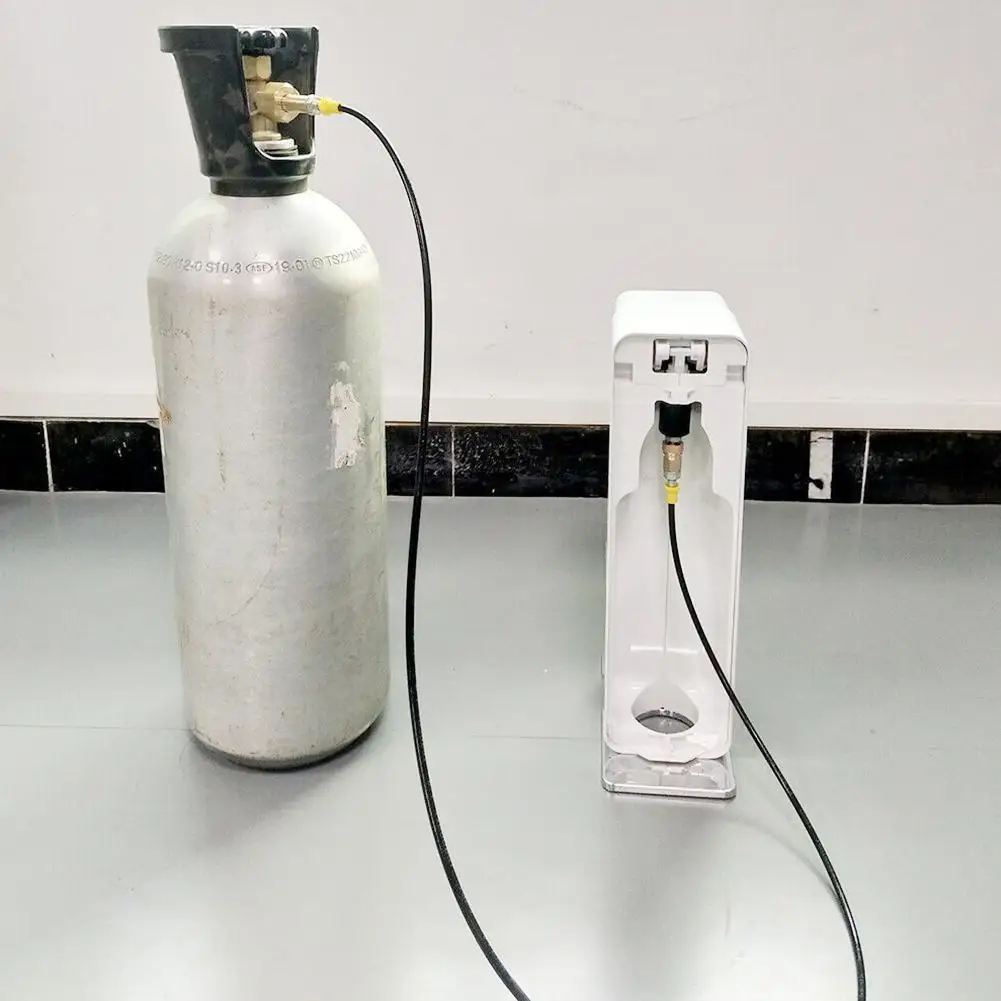 1 шт. набор адаптеров для шлангов CGA320 SodaStream/Soda Tank Club Hose Kit Discon Co2 to External Quick and W21.8 14 Ad