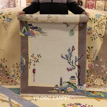 YILONG 3'x4. 7' прекрасный ручной шерстяной ковер китайский Арт Деко Гобелен(TJ2018040S