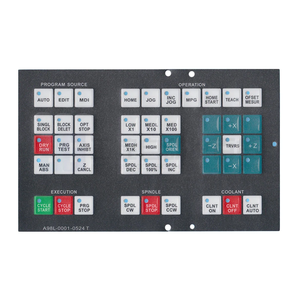 A98L-0001-0524T Machine Control Keypad Operator Keypad Protective Key Panel For Fanuc Membrane Protective Film