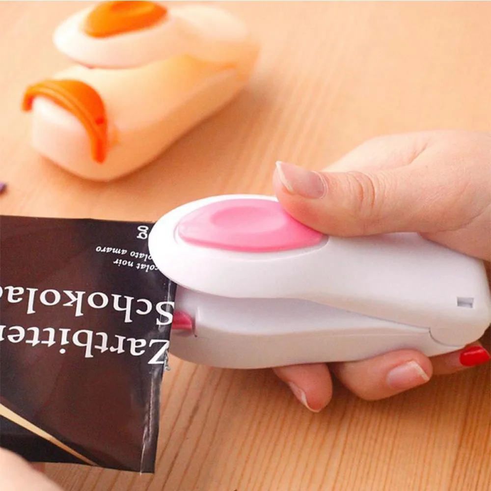 Sealing-Machine Sealer Clip Kitchen-Accessories-Tools Plastic Bag Food-Storage Mini Portable