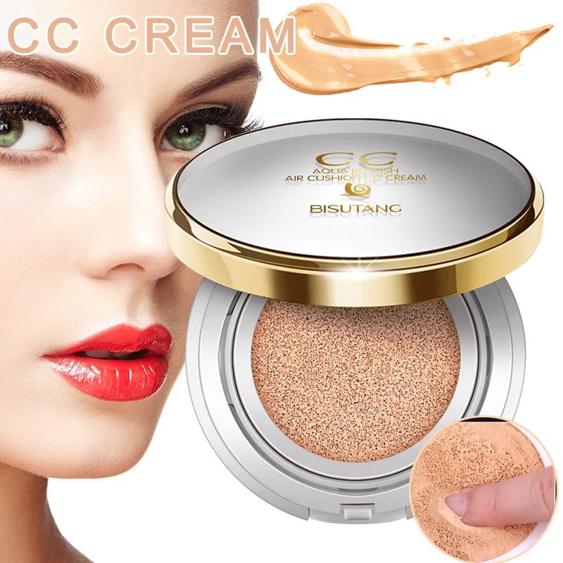 Best Sunscreen Air Cushion CC Cream Moisturizing Whitening Face Beauty Makeup Tool QQ99 |