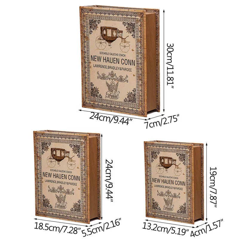 Retro Wood Fake Sample Books Box Decoration Modern Art Wood Figurine  Ornament Home Decoration Accessories Desktop Ornament|Figurines &  Miniatures| - AliExpress
