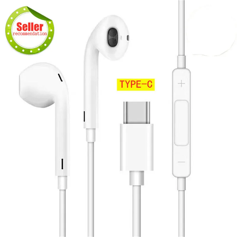 Tantio USB C проводное управление наушники для Xiaomi huawei Redmi Oneplus высокий бас стерео вкладыши Тип c с микрофоном наушники