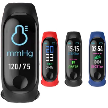 

monitor Smart Bracelet Men Women Blood Pressure Measurement Smart Wristband Waterproof Heart Rate Fitness meter sphygmomanometer
