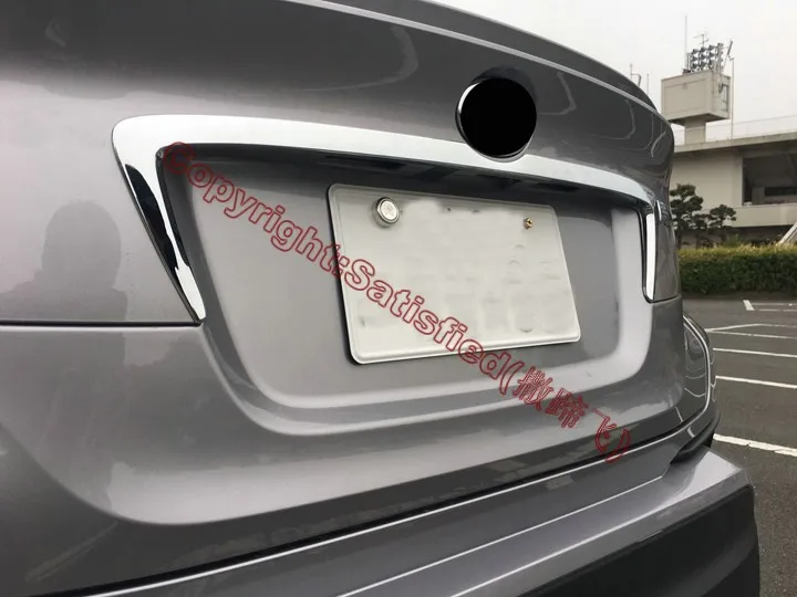 ABS Хромированная задняя дверь крышка багажника отделка внешней формовки наклейки для Toyota C-HR CHR