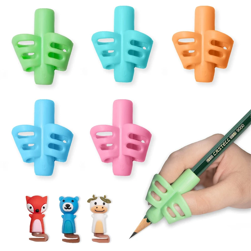 子供のための鉛筆グリップ 手書きツール 鉛筆ホルダー 幼児のための人間工学に基づいたローリングペンシル Null Aliexpress