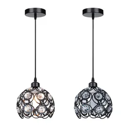 Lampe suspendue Vintage en cristal style Loft industriel, luminaire décoratif d'intérieur, idéal pour un salon, une chambre à coucher, une cuisine, un Bar ou un Restaurant 