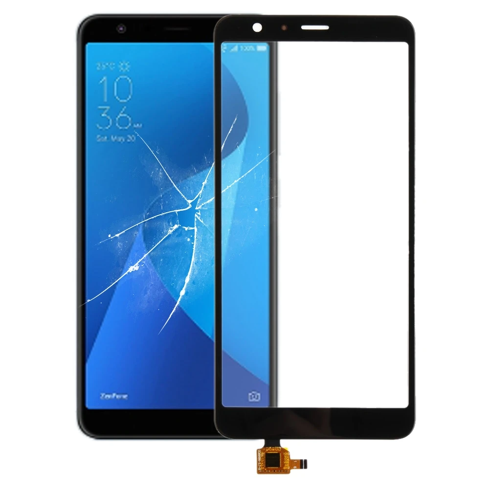 Для Asus Zenfone Max Plus экран Сенсорная панель запасная часть для Asus Zenfone Max Plus(M1) ZB570TL/X018D Внешний передний экран