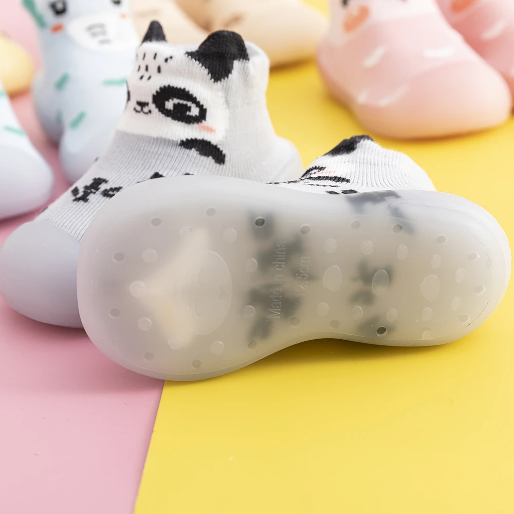 spring baby sock shoes cute animal style floor shoes chidren anti-slip home