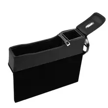 Боковая коробка для хранения сидений из искусственной кожи, многофункциональное автомобильное сиденье, держатель для монет, держатель для чашки, аксессуары для салона автомобиля