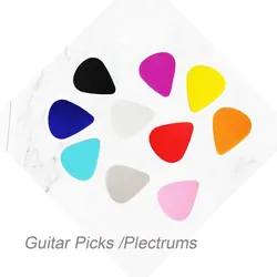 Plectre acoustique pour guitare électrique lisse, 10/30 pièces, 0.46mm, 0.71mm, 0.96mm, Instruments de musique, accessoires de guitare, haute qualité 