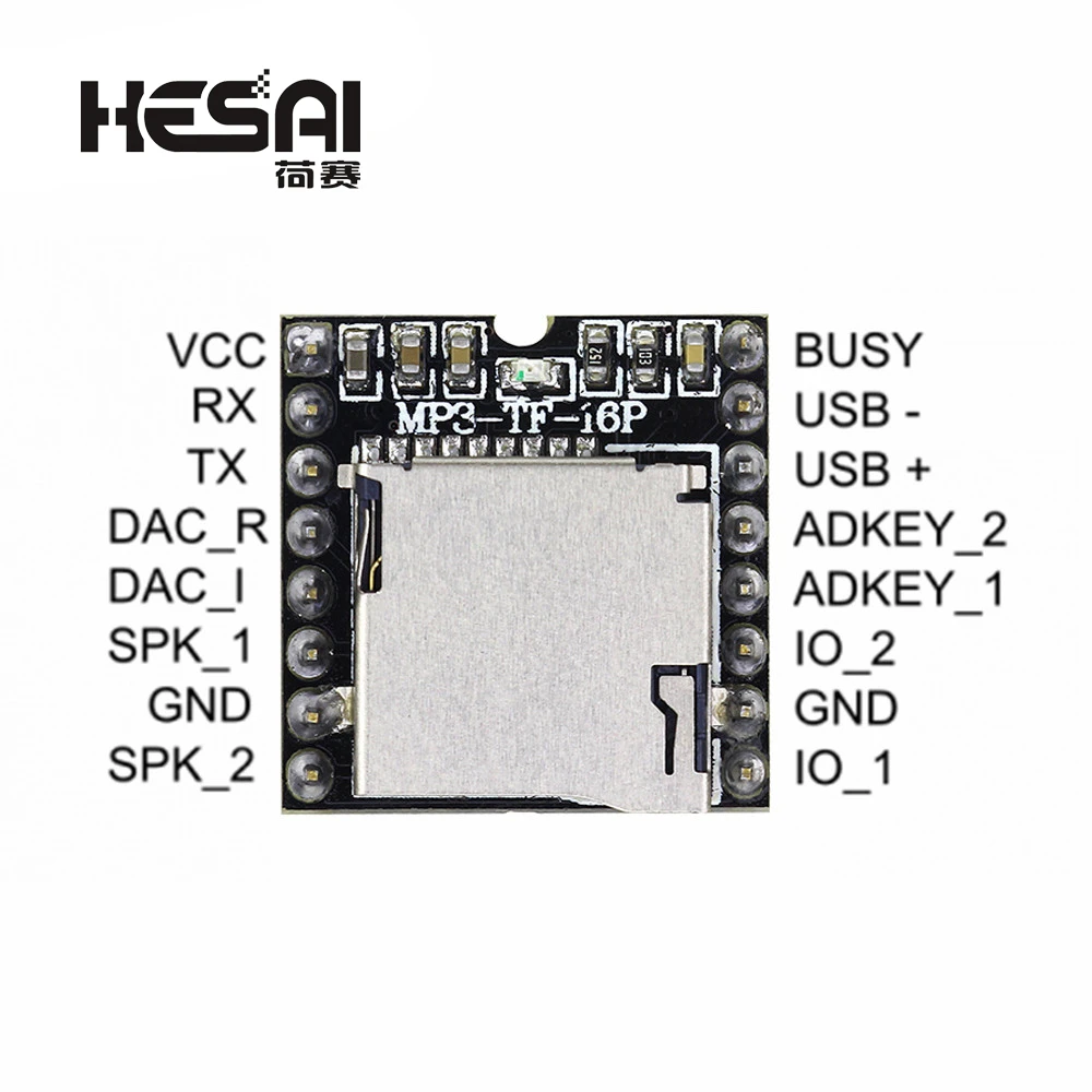 MP3 Player Board Serial Control MP3 Player Audio Voice Board SD/TF Card AHS MP3 Player Board Serial Control MP3 Player Audio Voice Board SD/TF Card AHS