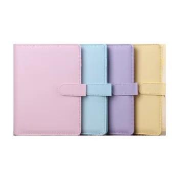 

Pu Leather-proof A5 A6 Notebook Diary Schedule Schedule Diary Journal Binder Cute School Supplies Macaron Notebook Notebook