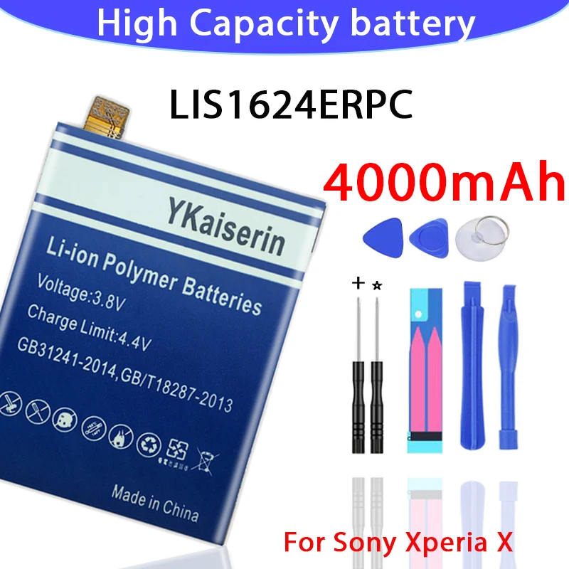 YKaiseri Mobile Phone Battery For SONY Xperia X Performance F8132