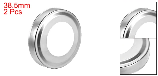 38.5mm Dia 2pcs Uxcell 1/2/4 шт. лестница перила 22-48 мм Диаметр Нержавеющая сталь поручень пластина опорная стойка для полировки поверхности - Цвет: 38.5mm Dia 2pcs