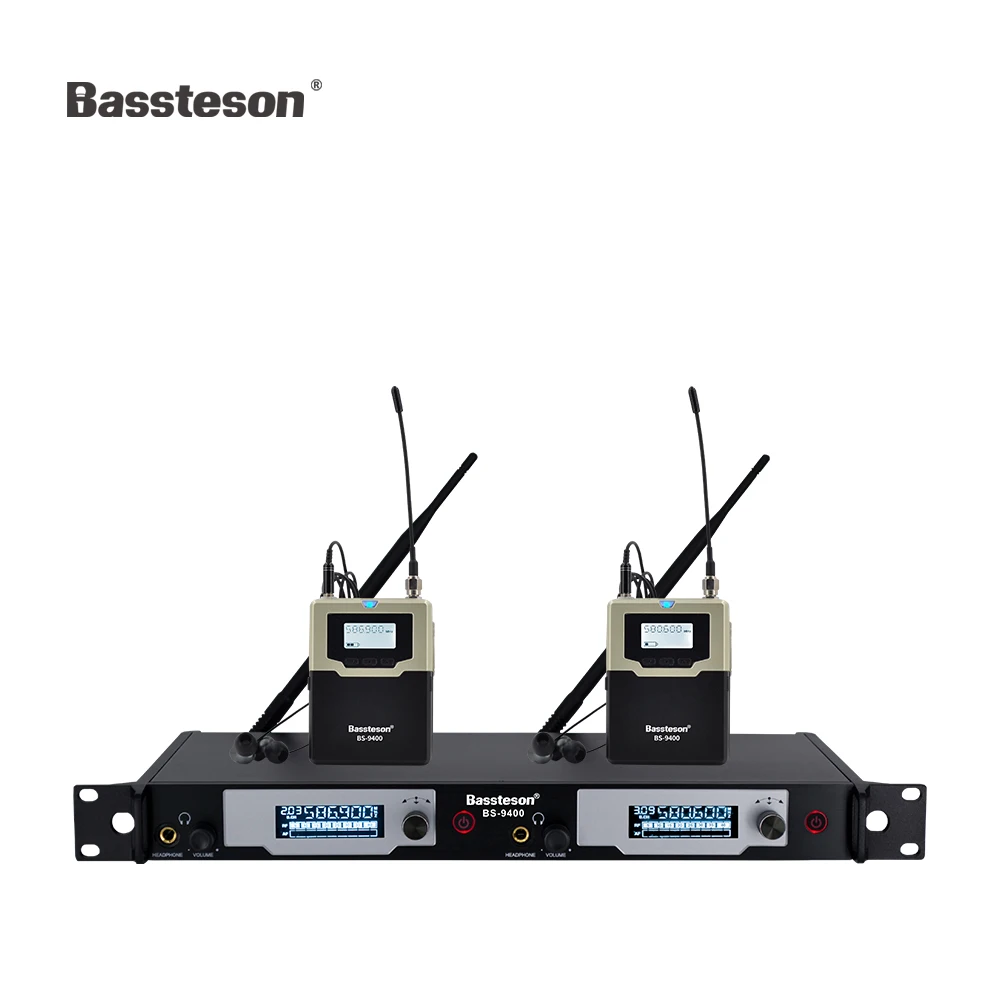 Bassteson BS-9400 Professional In Ear UHF Беспроводная система мониторинга сцены - Цена: 16 692,06 руб.