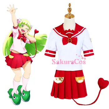 

[STOCK] Anime Mairimashita Iruma-kun Clara Valac Lovely Uniform School Outfit Cosplay Costume Unisex Halloween FreeShipping 2020