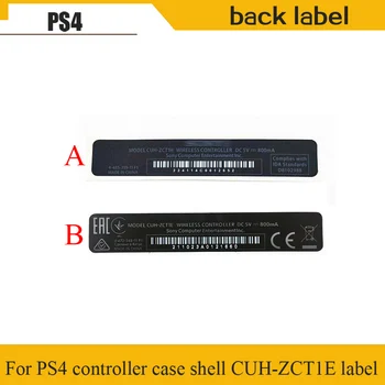 

10 pcs For Playstation 4 PS4 controller case Housing shell Slim black mark back label paste sticker label seals