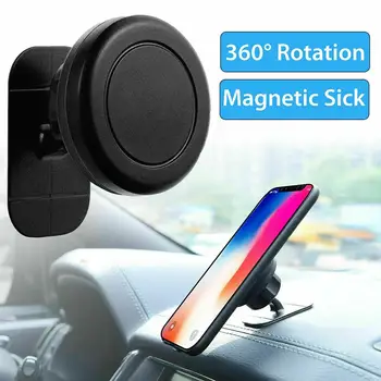 

Universal 360 Degrees Rotating Magnetic Car Dashboard Mobile Phone Holder Stand
