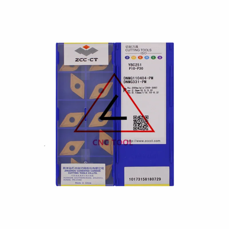 

DNMG110404-PM YBC251 10pcs Original CHINA ZCCCT Turning Inserts