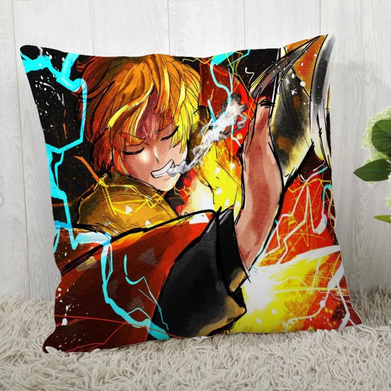 45*45 наволочка с принтом Kimetsu No Yaiba для свадьбы наволочка аниме pillowcases40X40cm45X45cm