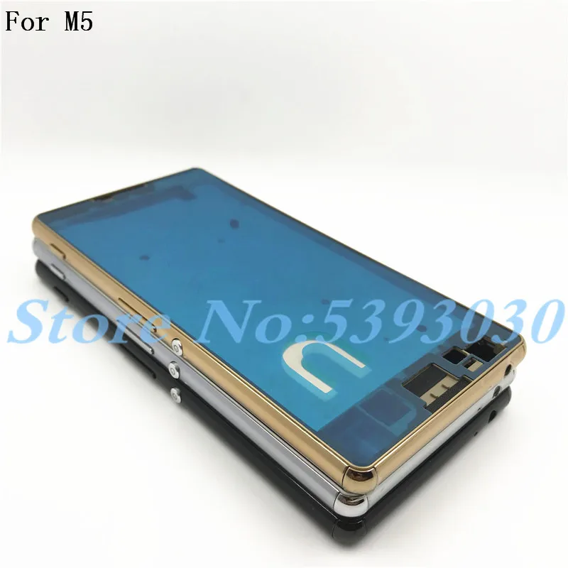 Передний средний рамка пластина Шасси Корпус для Sony Xperia M5 e5603 e5606 e5653 черный/белый/золотой