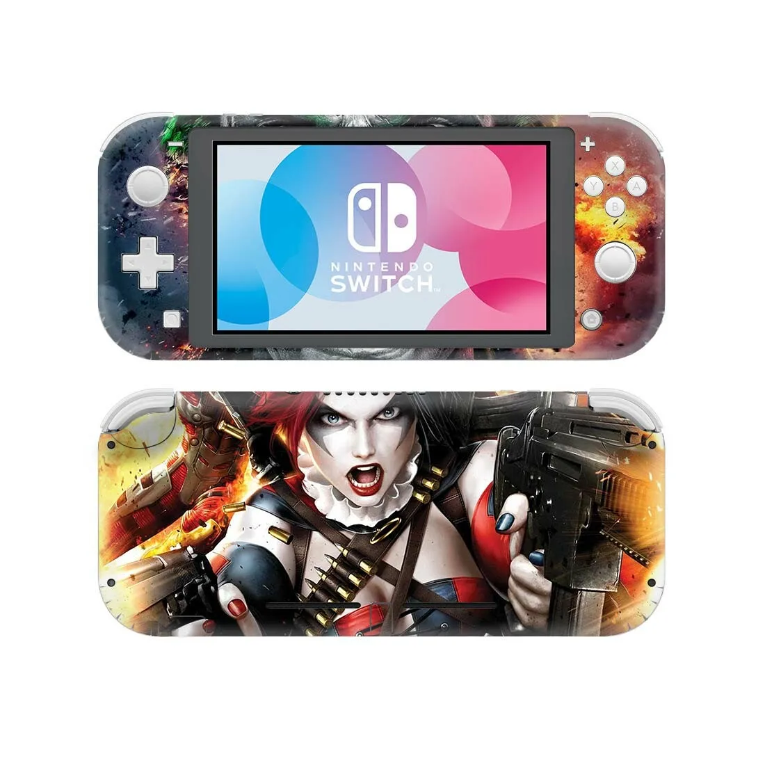 Наклейка для кожи nintendo Switch Harley Quinn наклейка с джокером чехол для nintendo Switch Lite протектор kingd Switch Lite наклейка для кожи