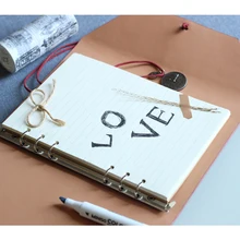 17*24CM Classic Retro Notebook PU Leather Note Book Journal Sketchbook A5 plan binder Diary School Office Supplies Stationery