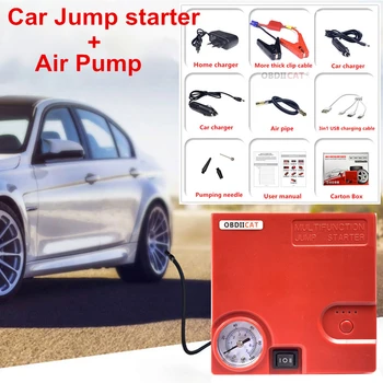 

Multi-Function Car Jump starter Air Pump Starting Device Booster For Diesel Car Starter Battery Charger Car Air Compressor