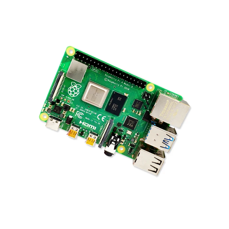 Официальный Raspberry Pi 4 Модель B ram 1G 2G 4G 4 ядра 1,5 Ghz 4K Micro HDMI Pi4B 3 скорости, чем Raspberr Pi 3B