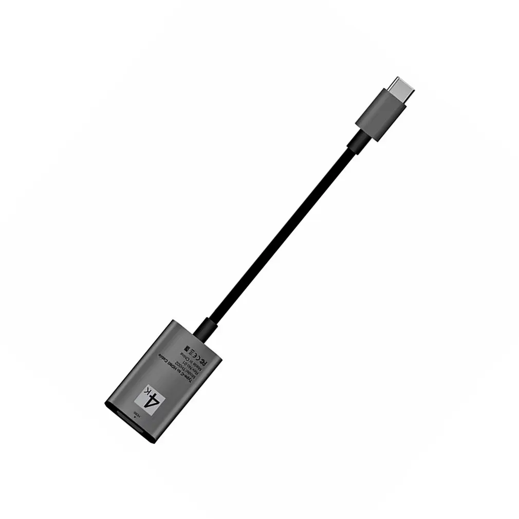 0,2 м тип-c штекер HDMI Женский видео аудио кабели поддержка 4 к для DVD ТВ ПК ноутбук мобильный телефон для ноутбука Plug and Play