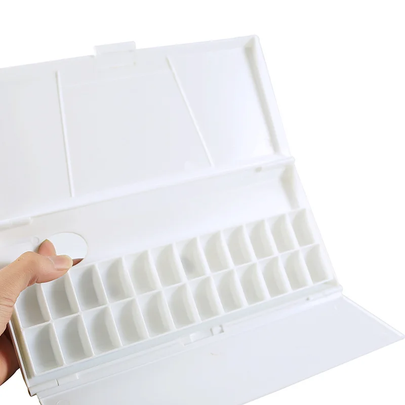 

Watercolor Compact 24 Lattice Watercolor Only Painting Box Pigment Paintbox Propylene Painting Box Flip Color Palette