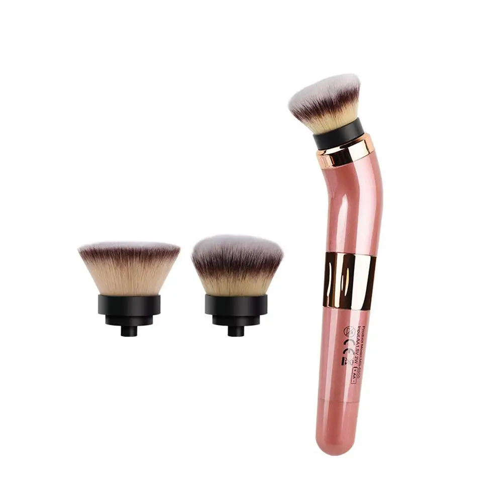 

360 Degree Rotating Electric Makeup Brush USB Rechargeable Automatic Smart Liquid Foundation Face Powder Cosmetics Brushes