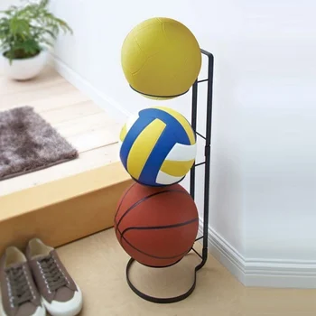 

Ins Ball Storage Rack Basketball Football Display Rack Home Iron Multi-layer Rack