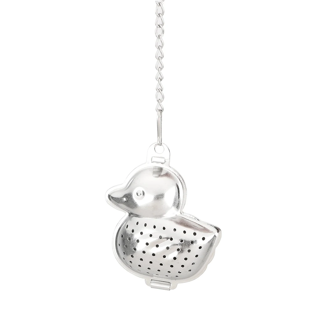 

NICEYARD Stainless Steel Home Kitchen Accessories Mesh Filter Strainer For Loose Tea Leaf Spice Hangable Duck Shape Tea Infuser