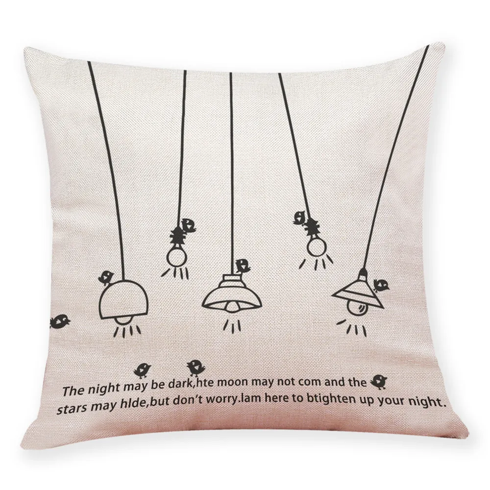 Ouneed Подушка Чехол 45*45 Home Decor Чехлы простой стиль Подушка Чехол цветы наволочки