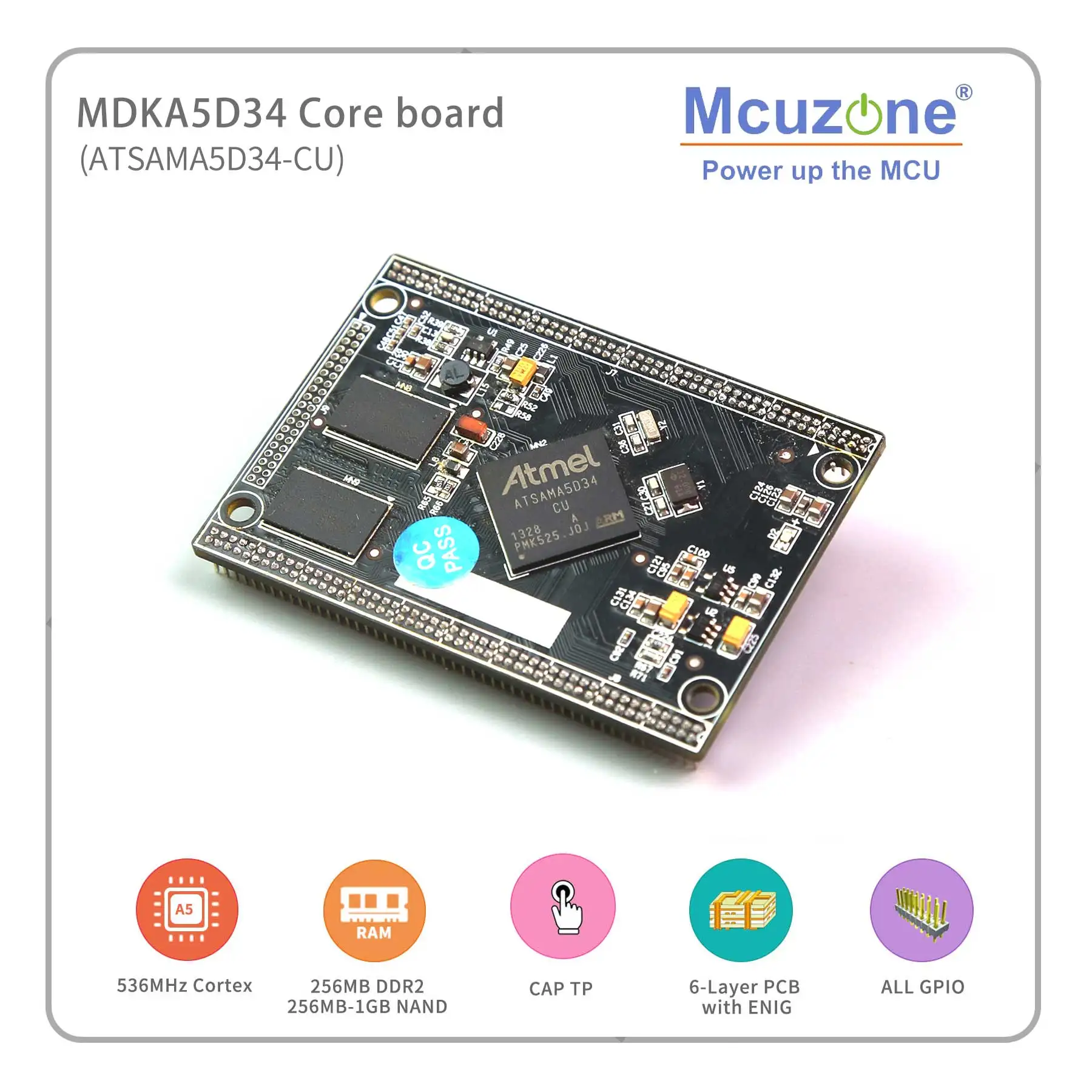 A5D34 ATMEL ATSAMA5D34 MDKA5D34 несущая плита 536 МГц Процессор 256MB DDR2 NAND высокая скорость USB ISI