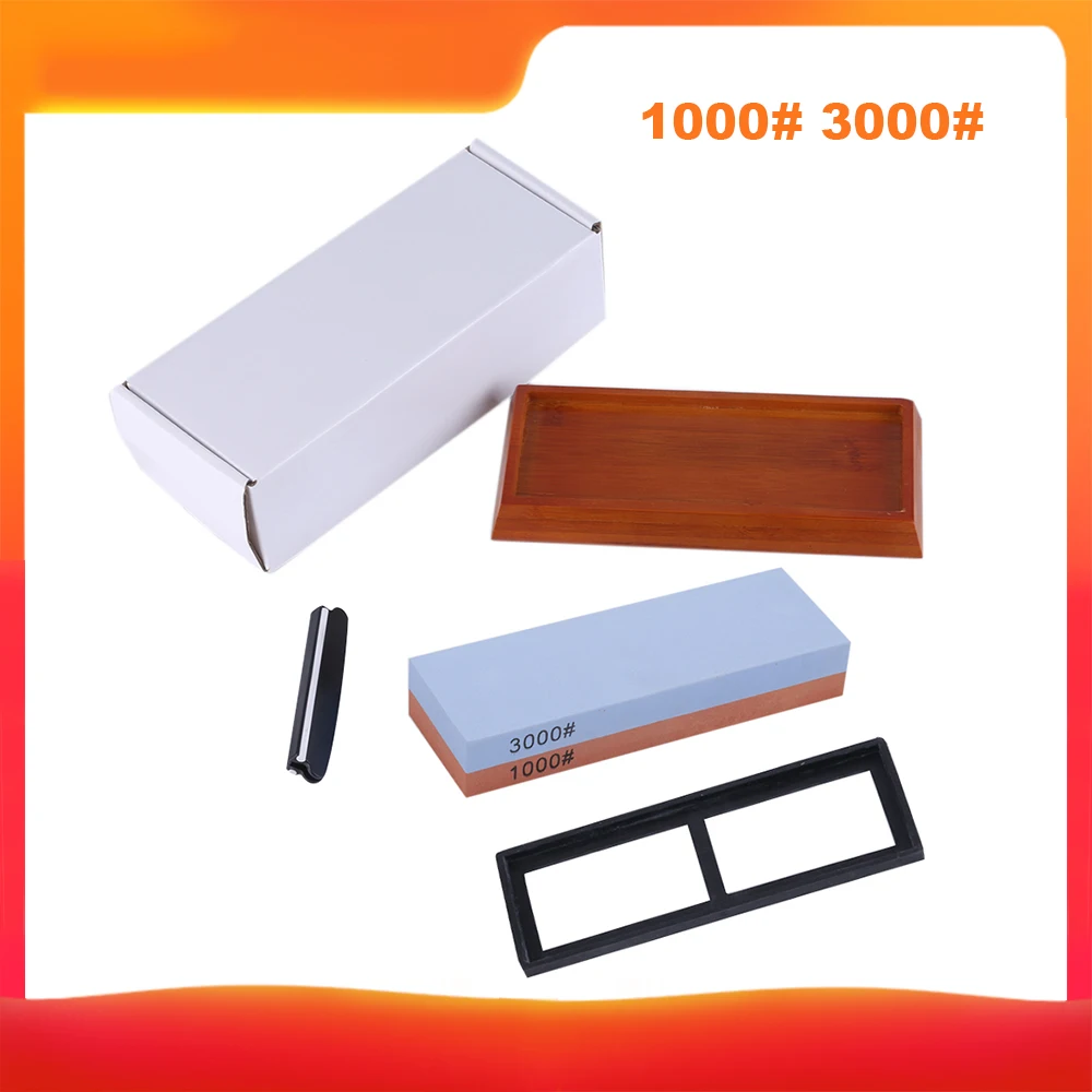 size 1 1000/3000, 1000/6000, 3000/8000 точильный камень двухсторонний шлифовальный камень для наружной кухни заточной станок точильный камень - Цвет: size 1