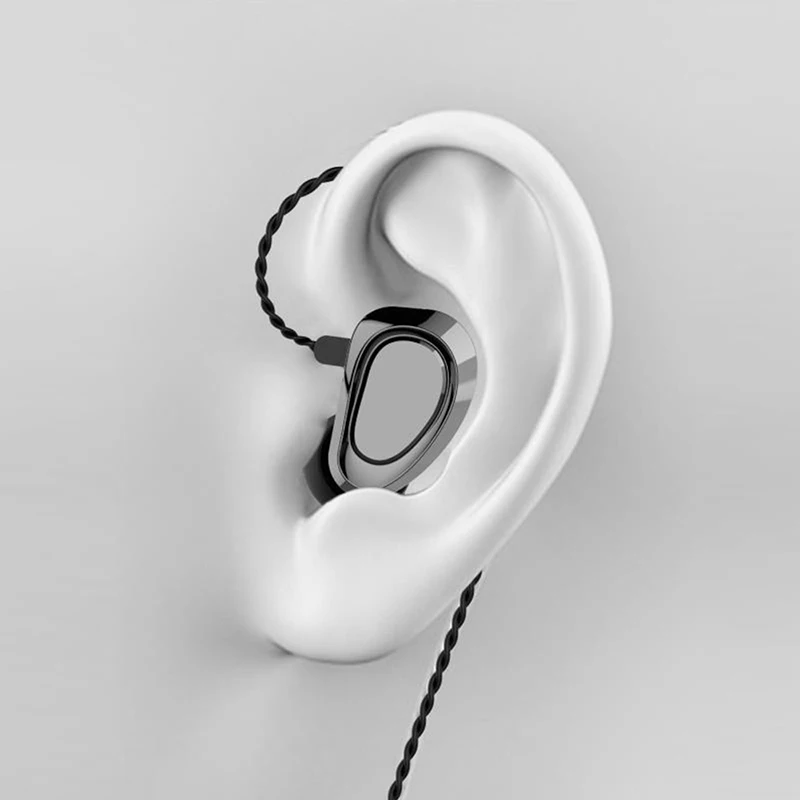 KBEAR KB04 In Ear Earphones 1BA 1DD Hybrid Driver Bass Monitor Sprots Headset Gamer HIFI ASMR Ring Iron Headset With Mic Earbuds
