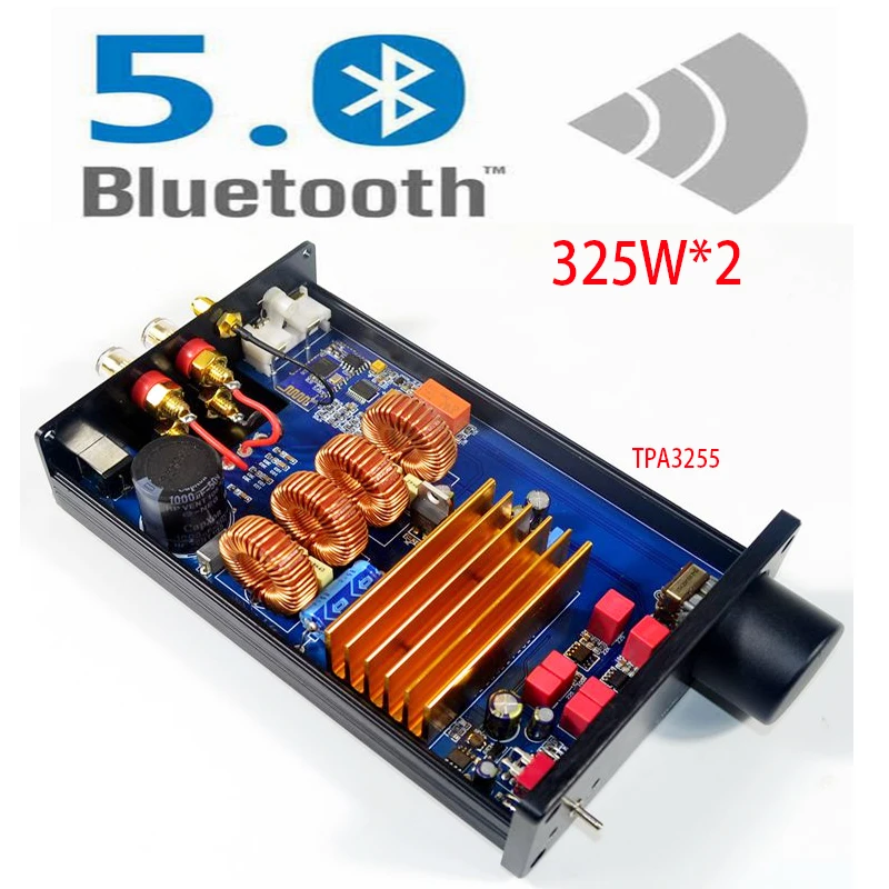 Bluetooth усилитель KYYSLB 325 Вт * 2 DC30 ~ 48 В TPA3255 4 5 0 высокомощный стерео цифровой DAC